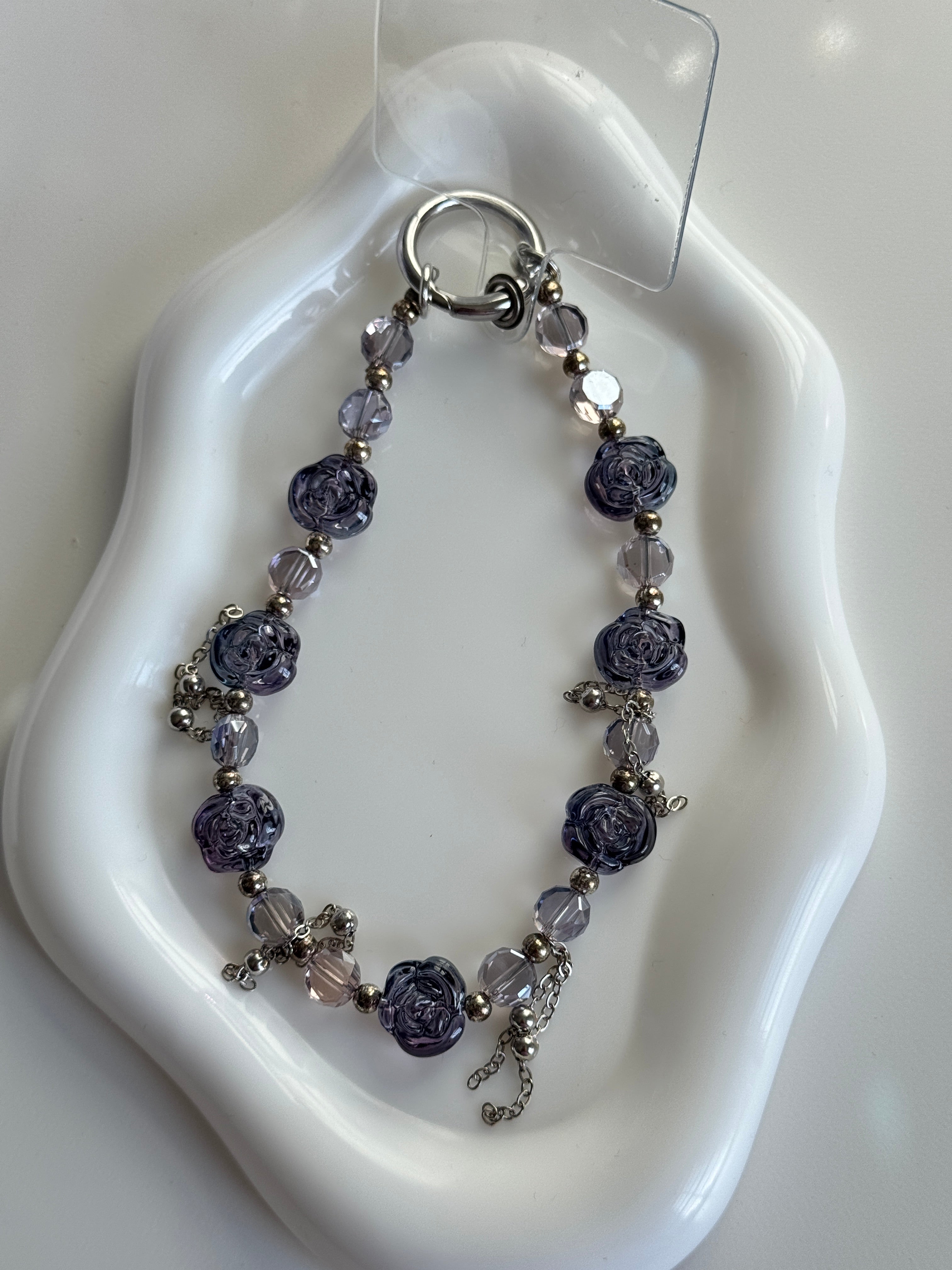 Lavender Rose Phone Charm