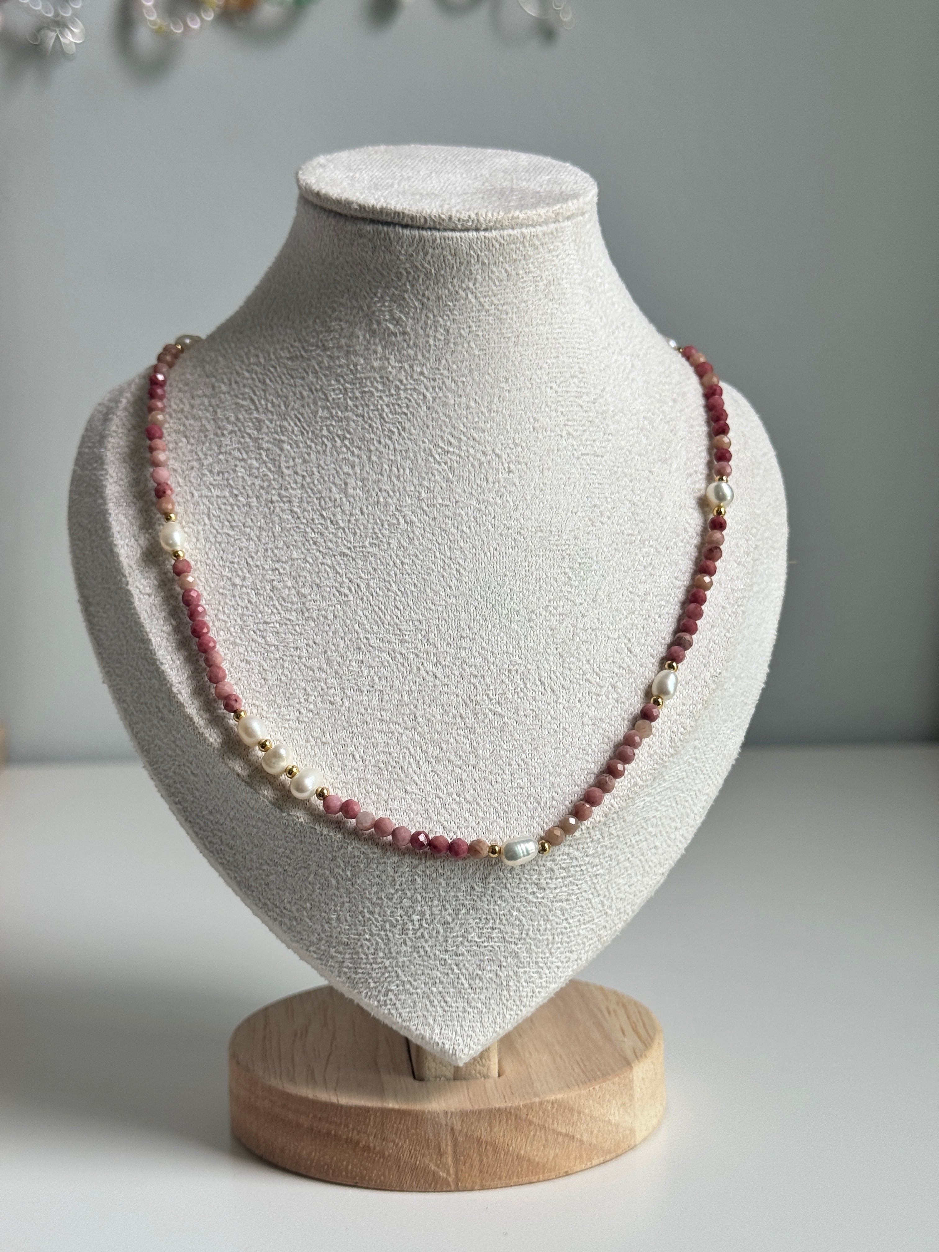 Rose Pearl Necklace