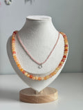 Sunset Glow Layered 2pc Necklace