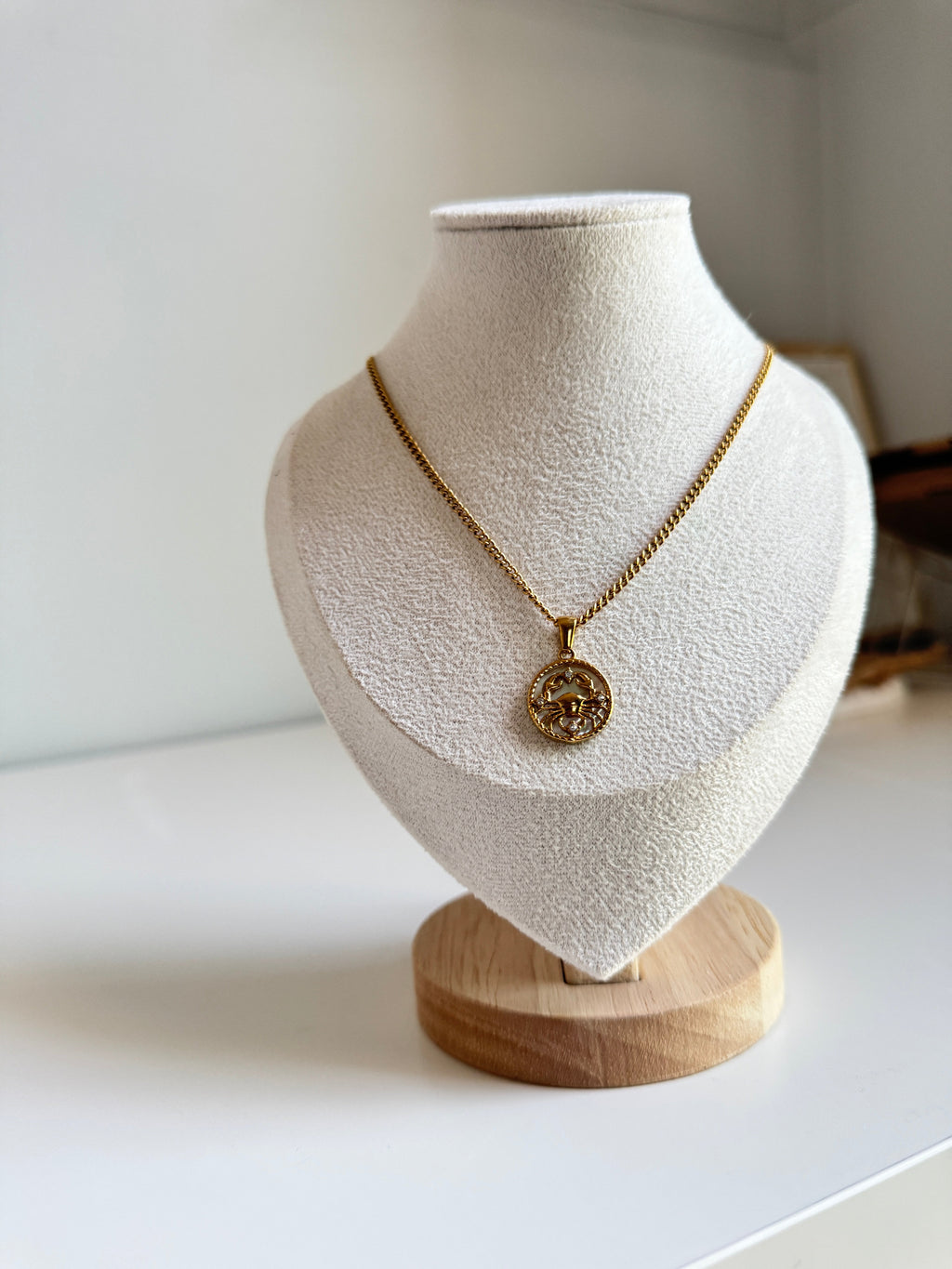 Cancer Celestial Medallion Necklace