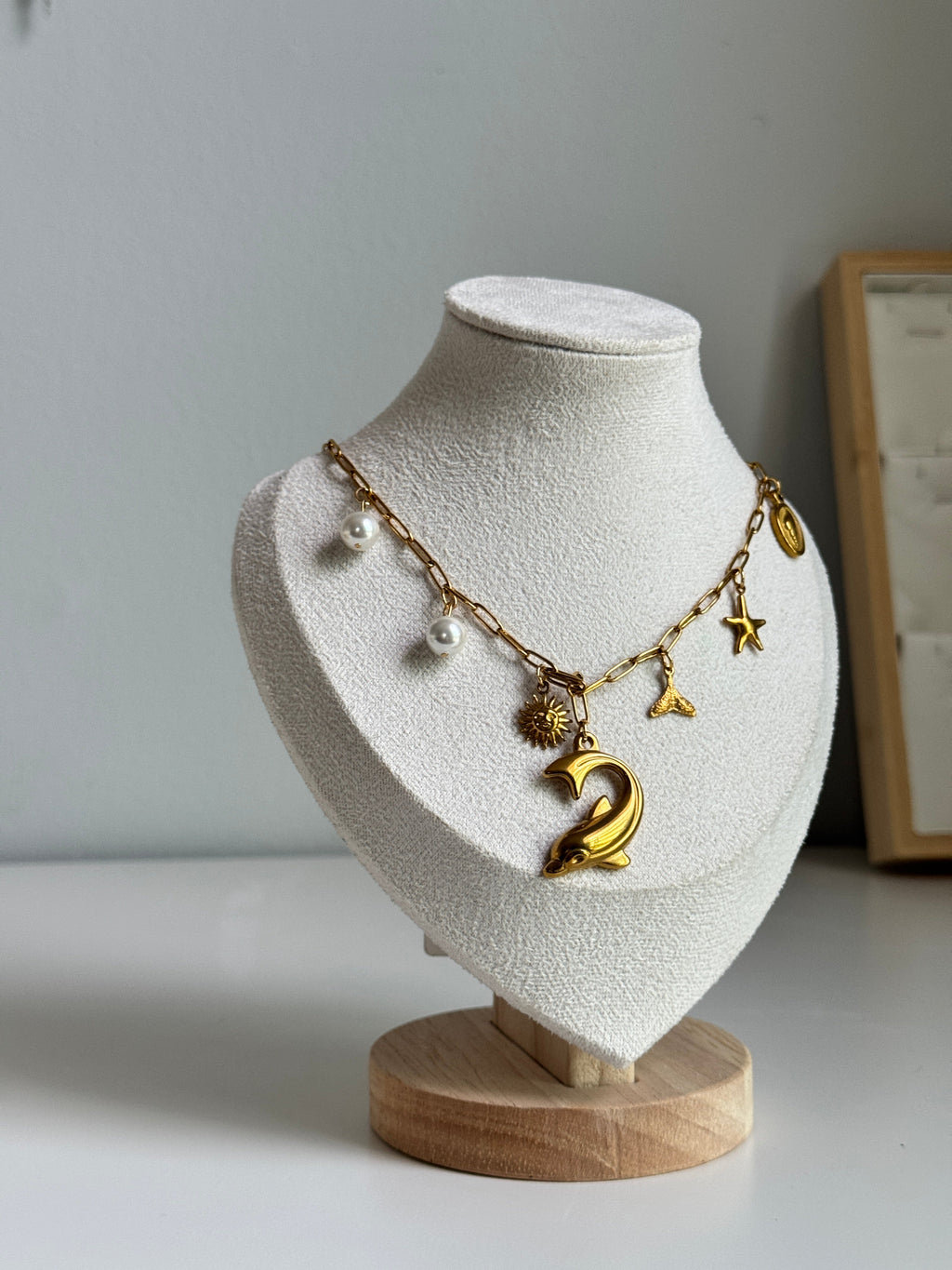 Golden Tide Charm Necklace