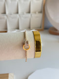 Minimalist Gold zircon Bracelet