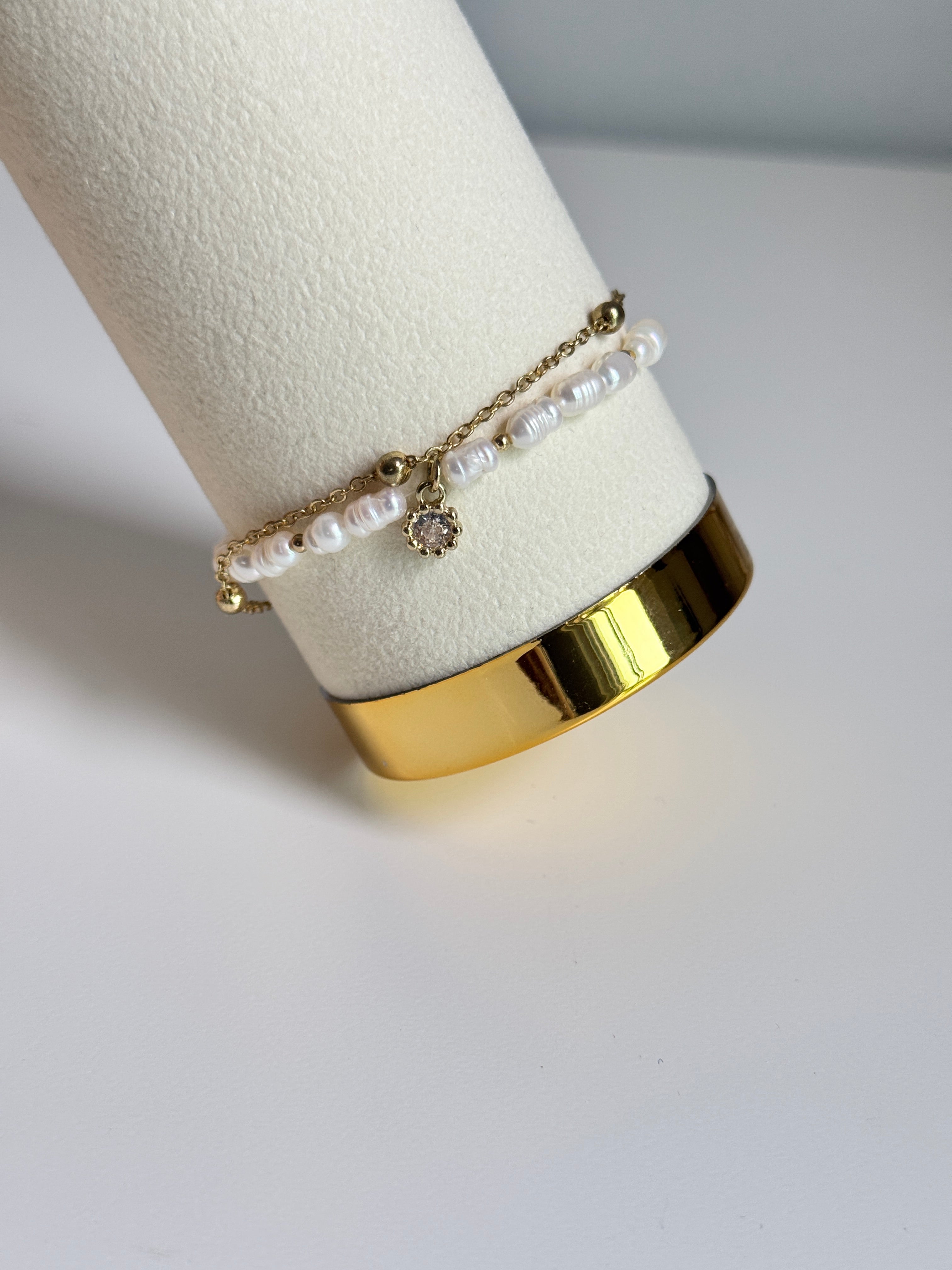 Pearl Halo Bracelet