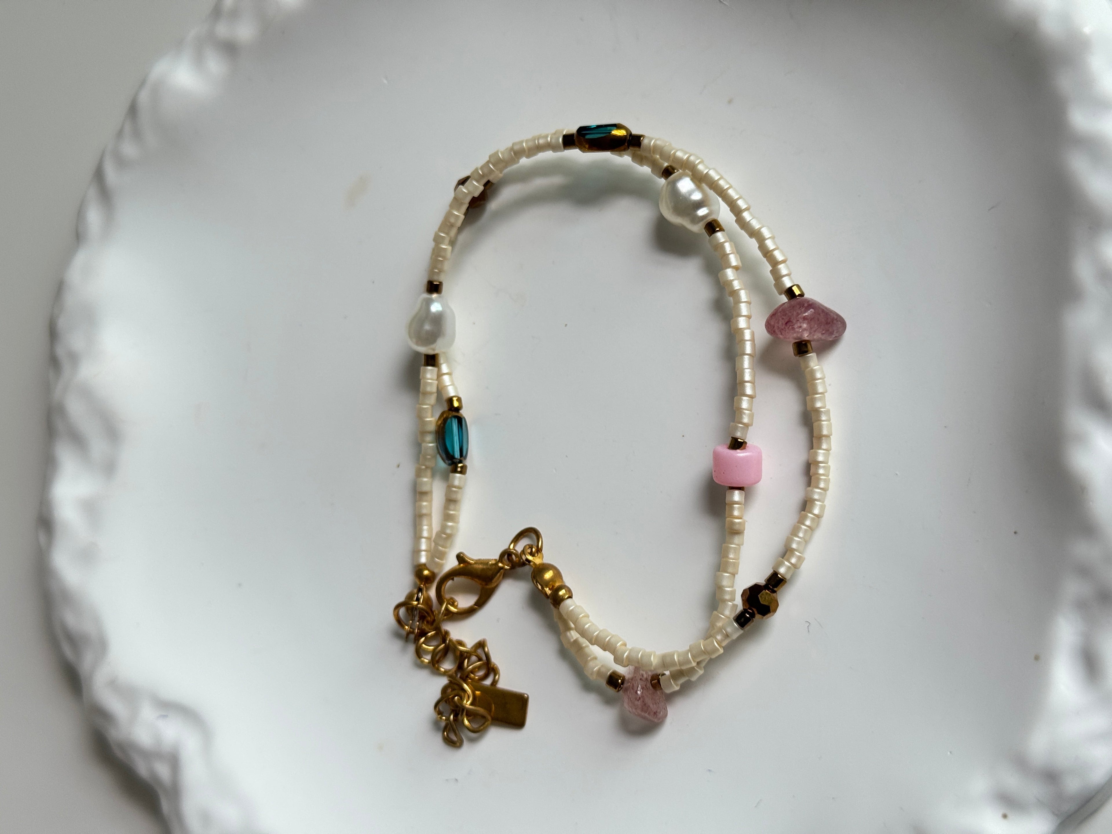 Confetti Pearl Wrap Bracelet