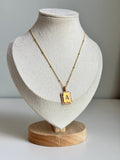 Initial Luxe Pendant Necklace – Gold
