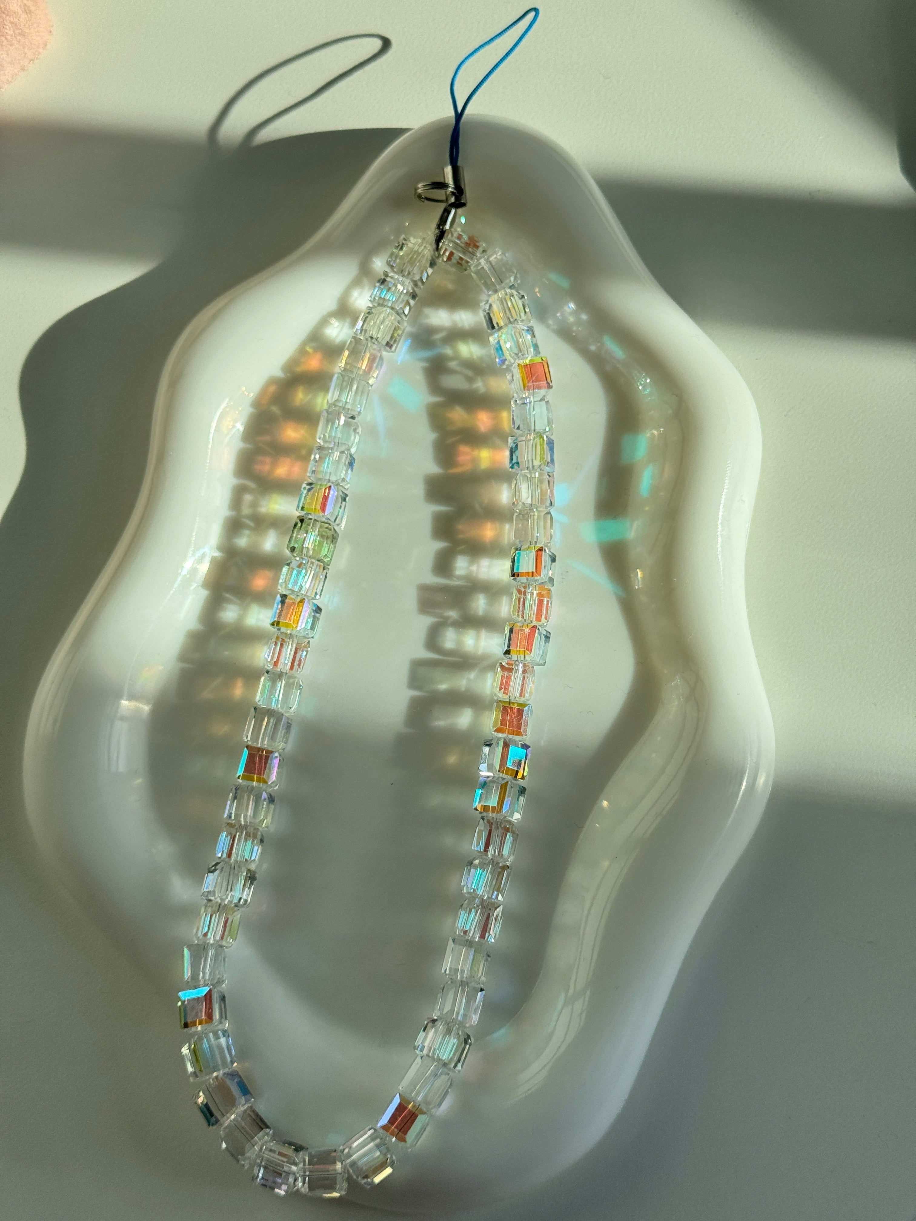 Aurora Crystal Phone Charm