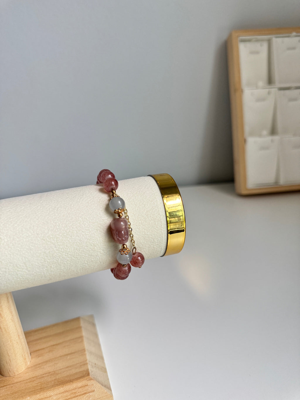Blush Buddha Bracelet