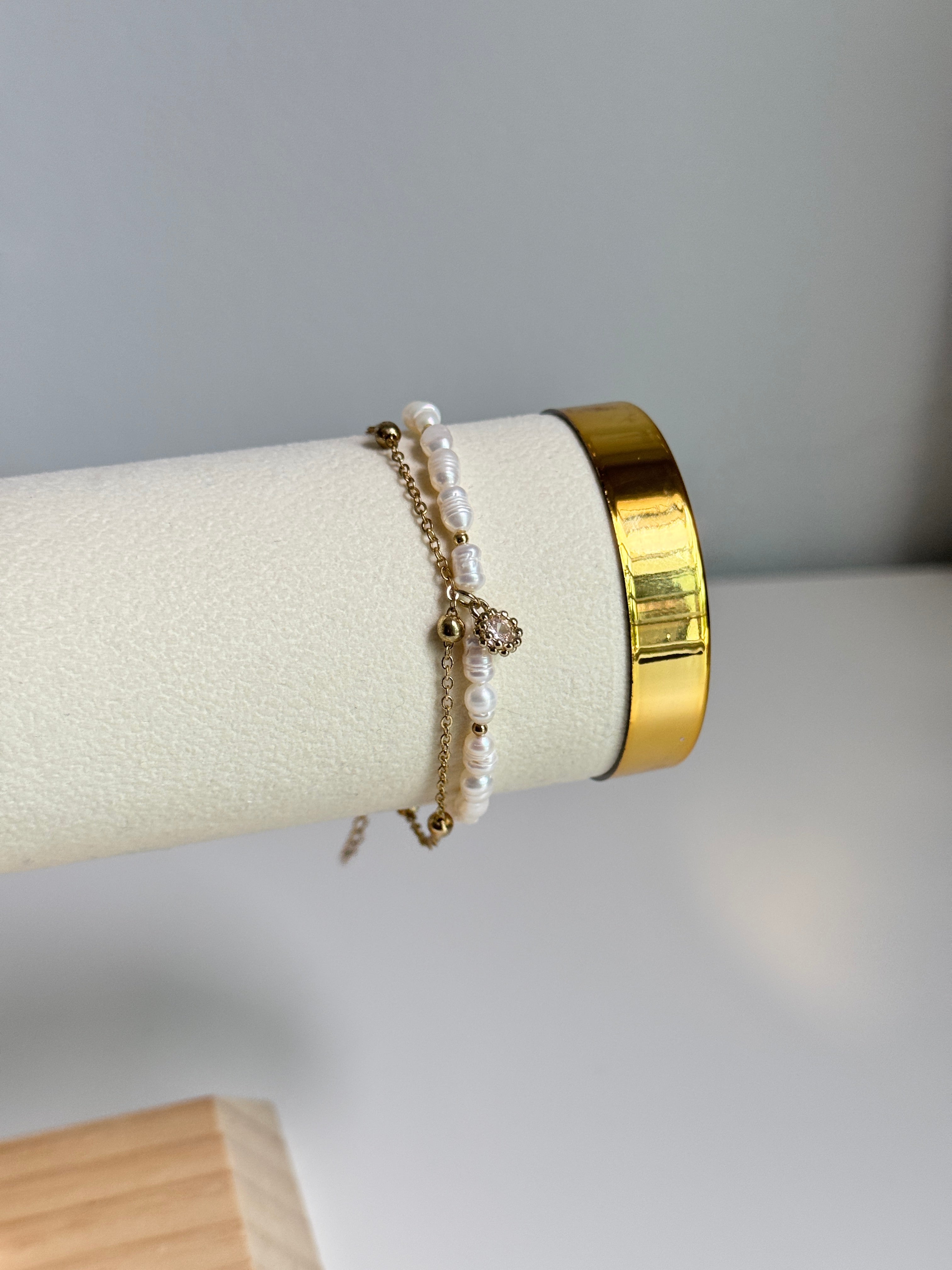 Pearl Halo Bracelet