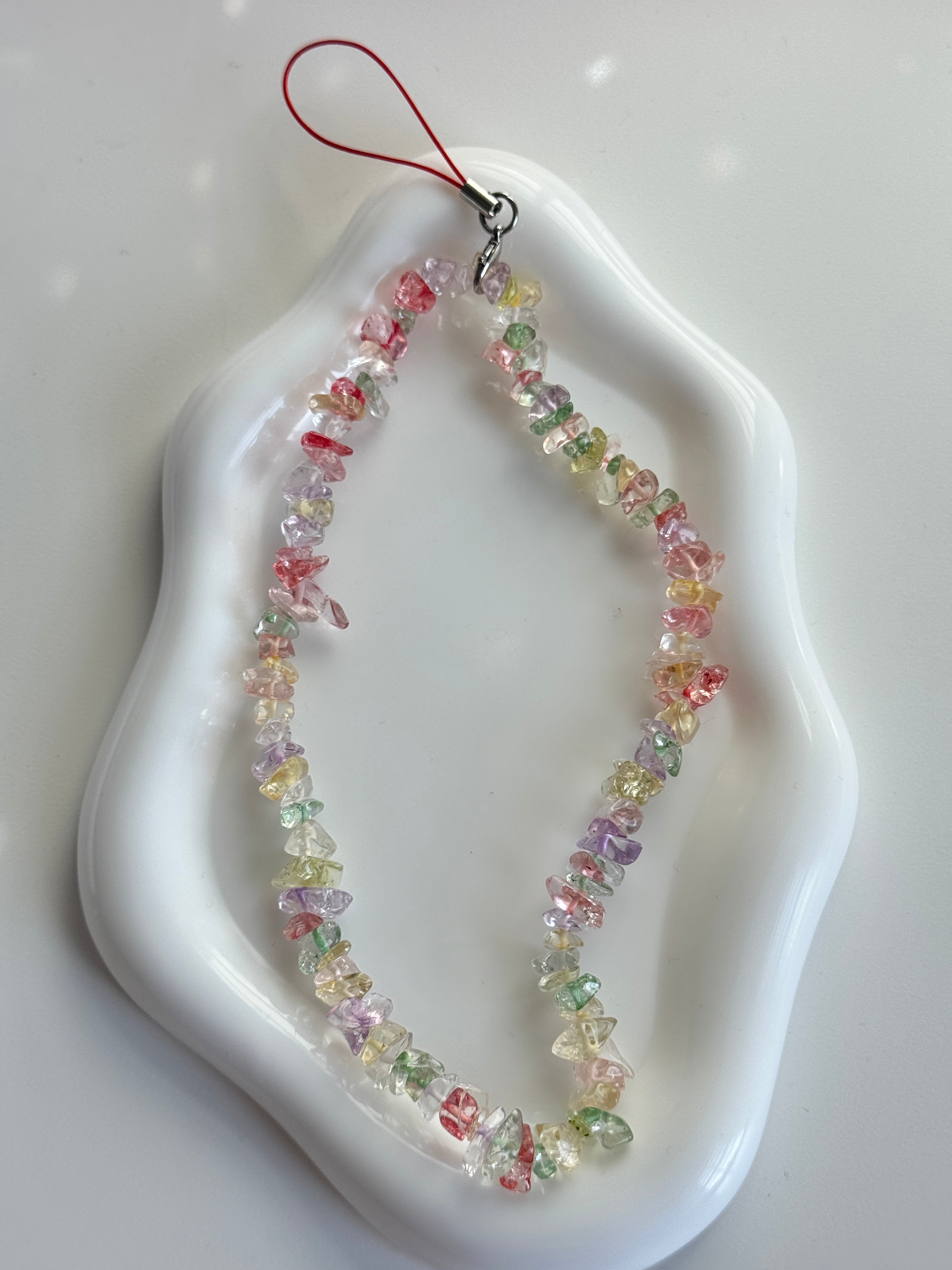 Candy Mix Chip Bead Phone Charm