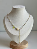 Pearl Bloom Drop Necklace