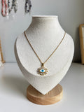 Golden Guardian Eye Necklace