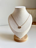 Crystal Glow Pendant Necklace – Gold