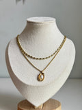 Luna Layered Pearl Necklace Set