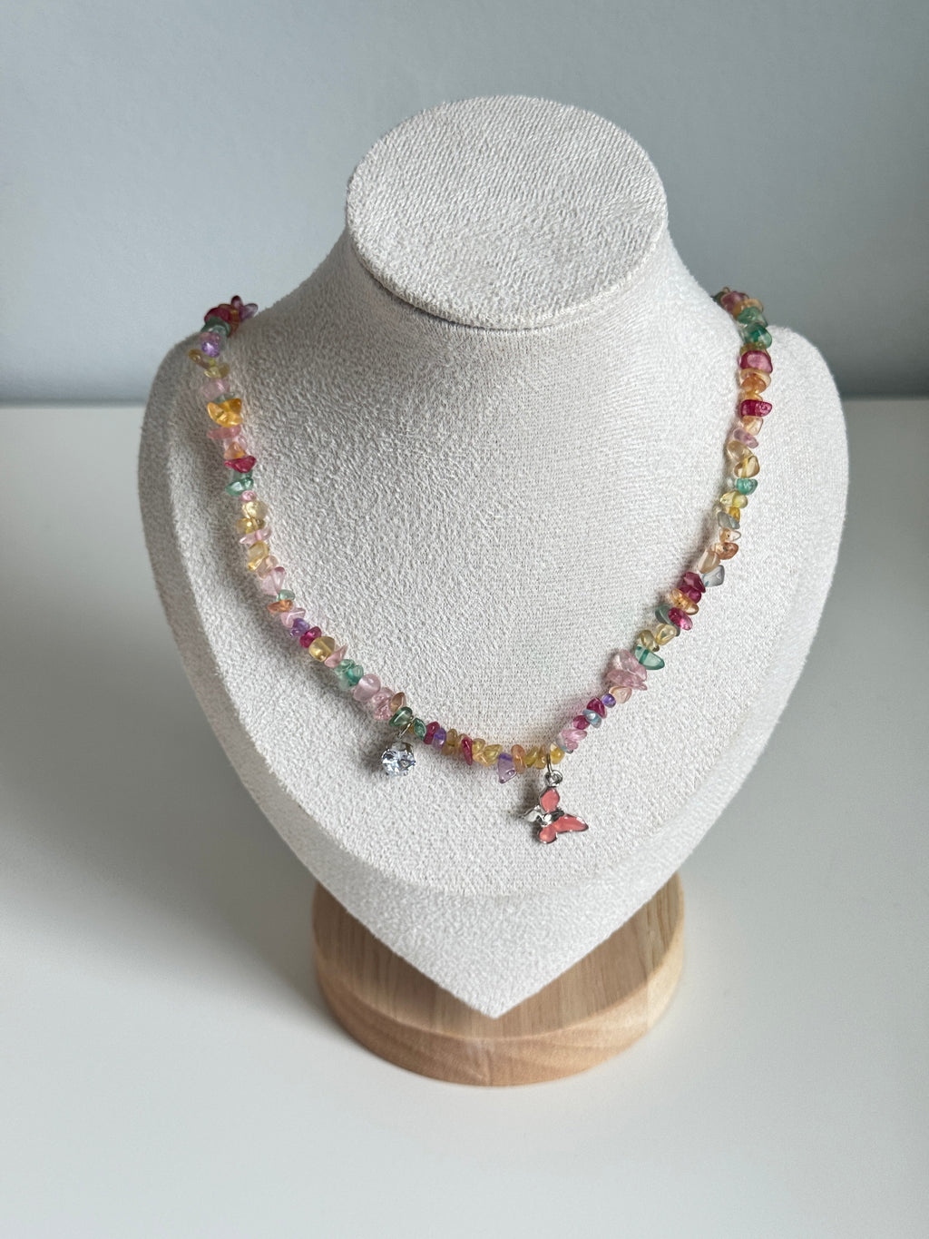 Candy Bloom Butterfly Necklace