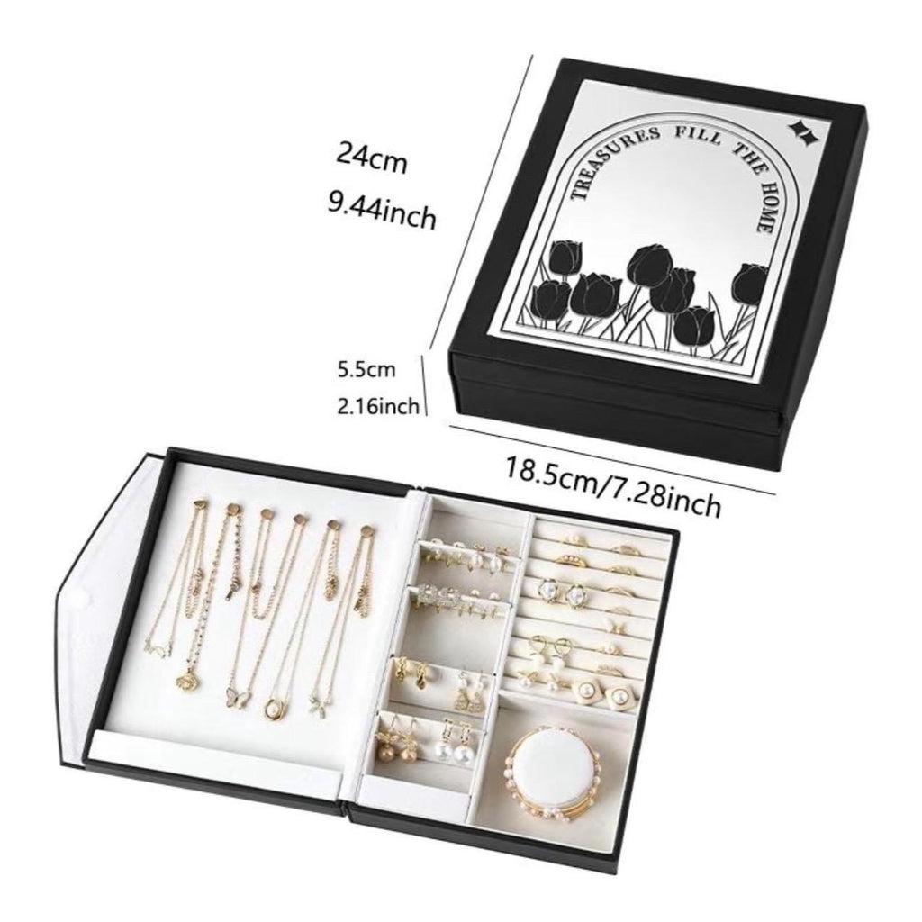 Vogue Mirror Jewelry Storage Box