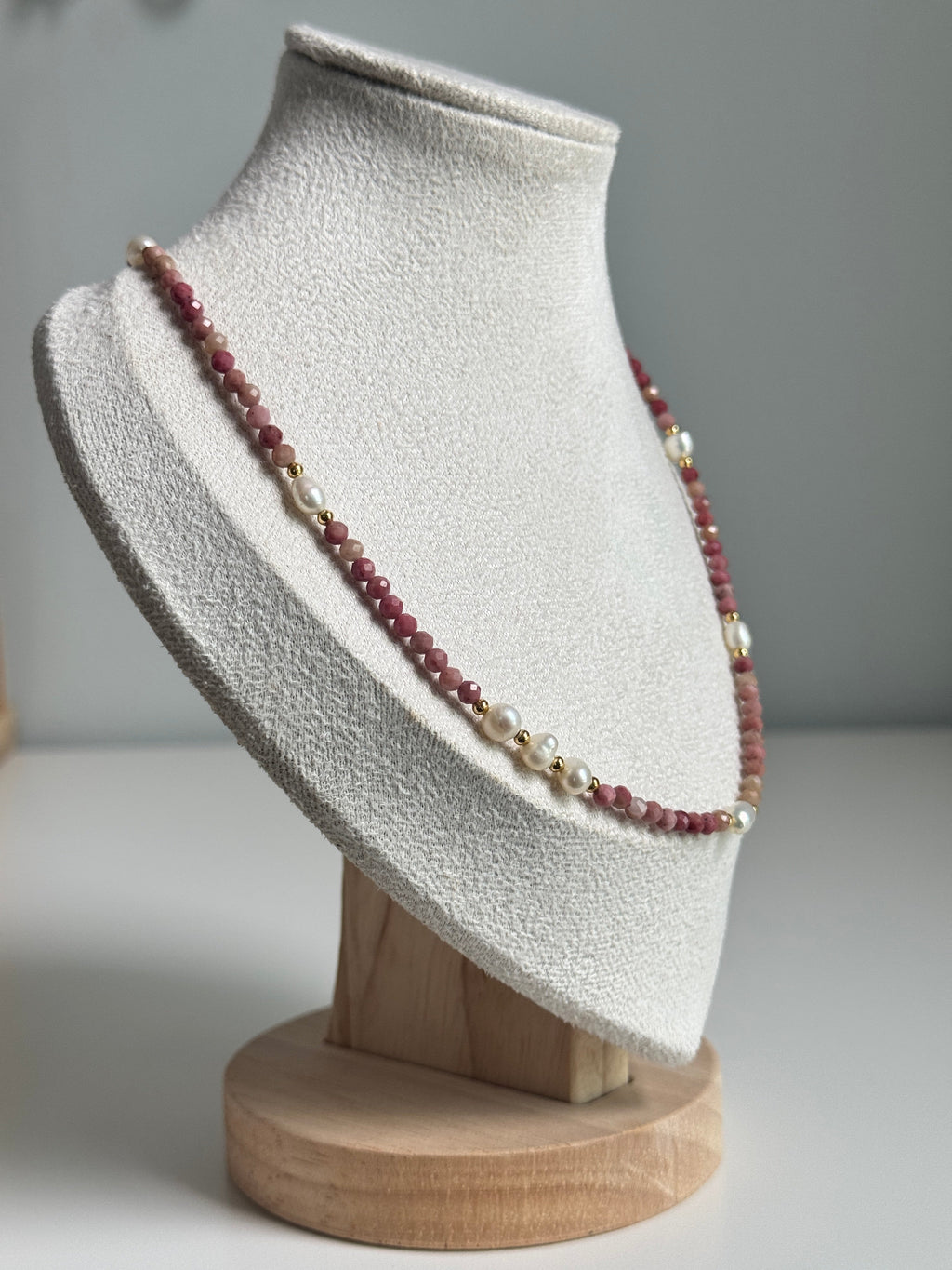 Rose Pearl Necklace