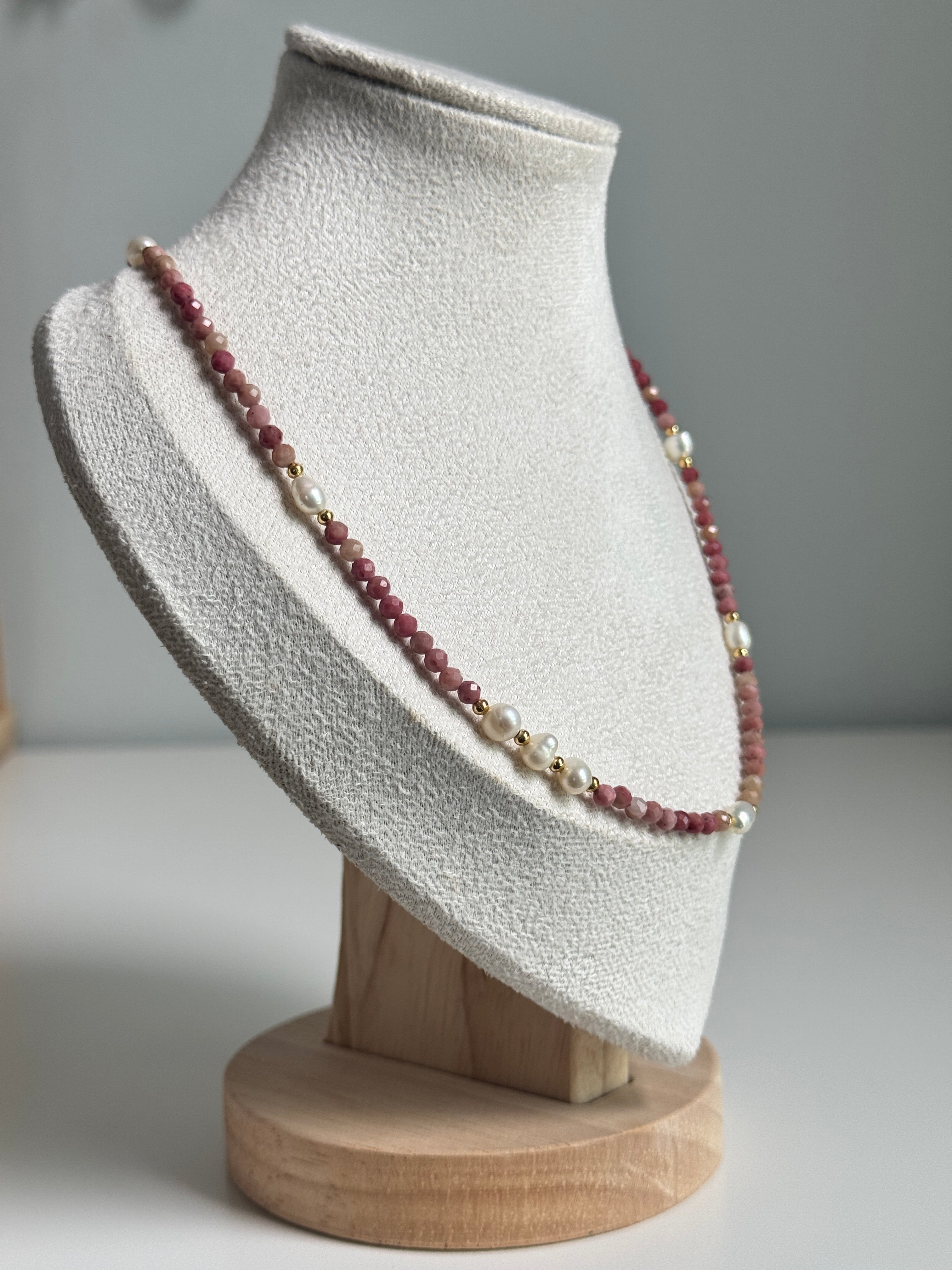 Rose Pearl Necklace