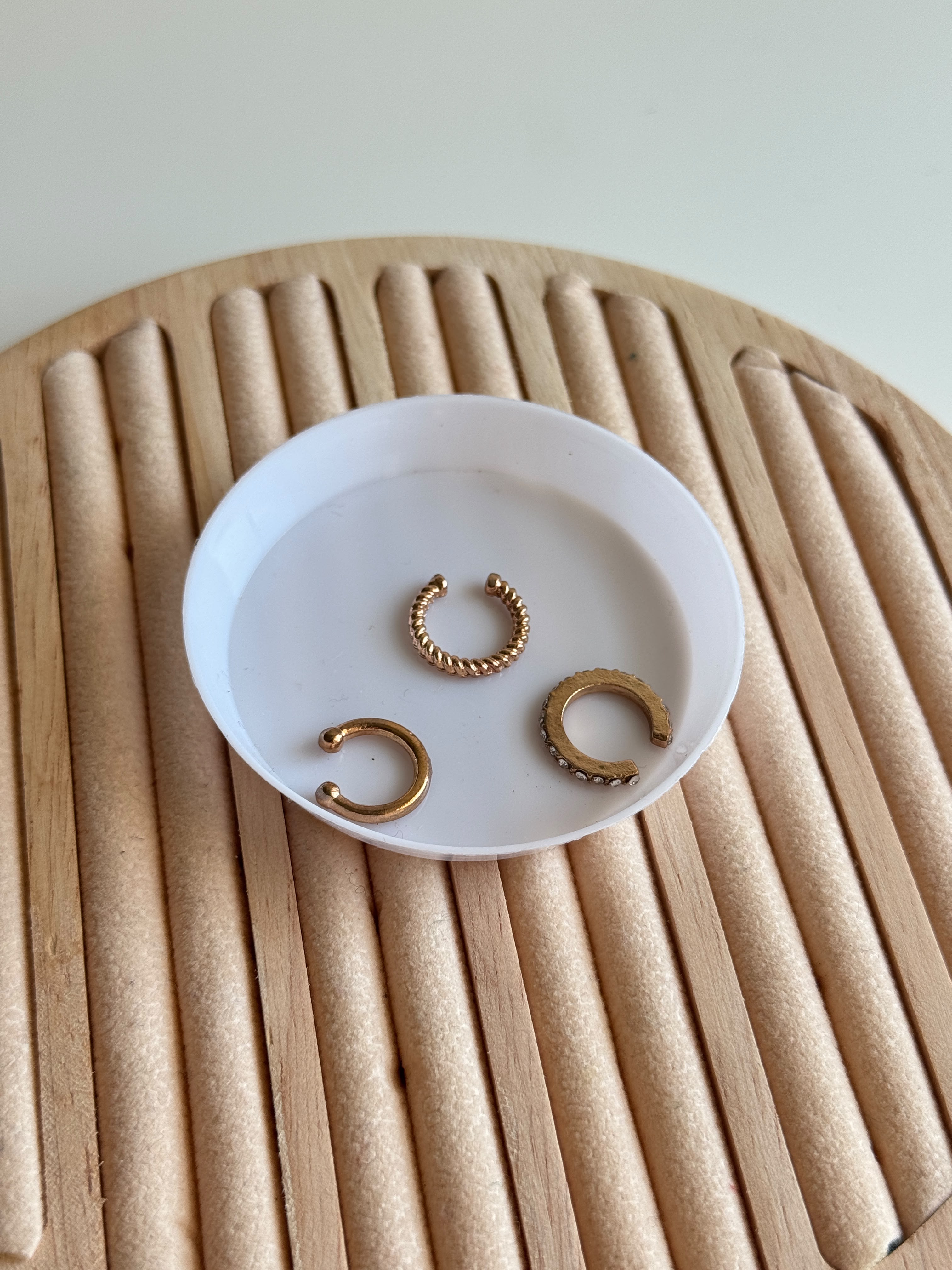 Gold Ear cuff set