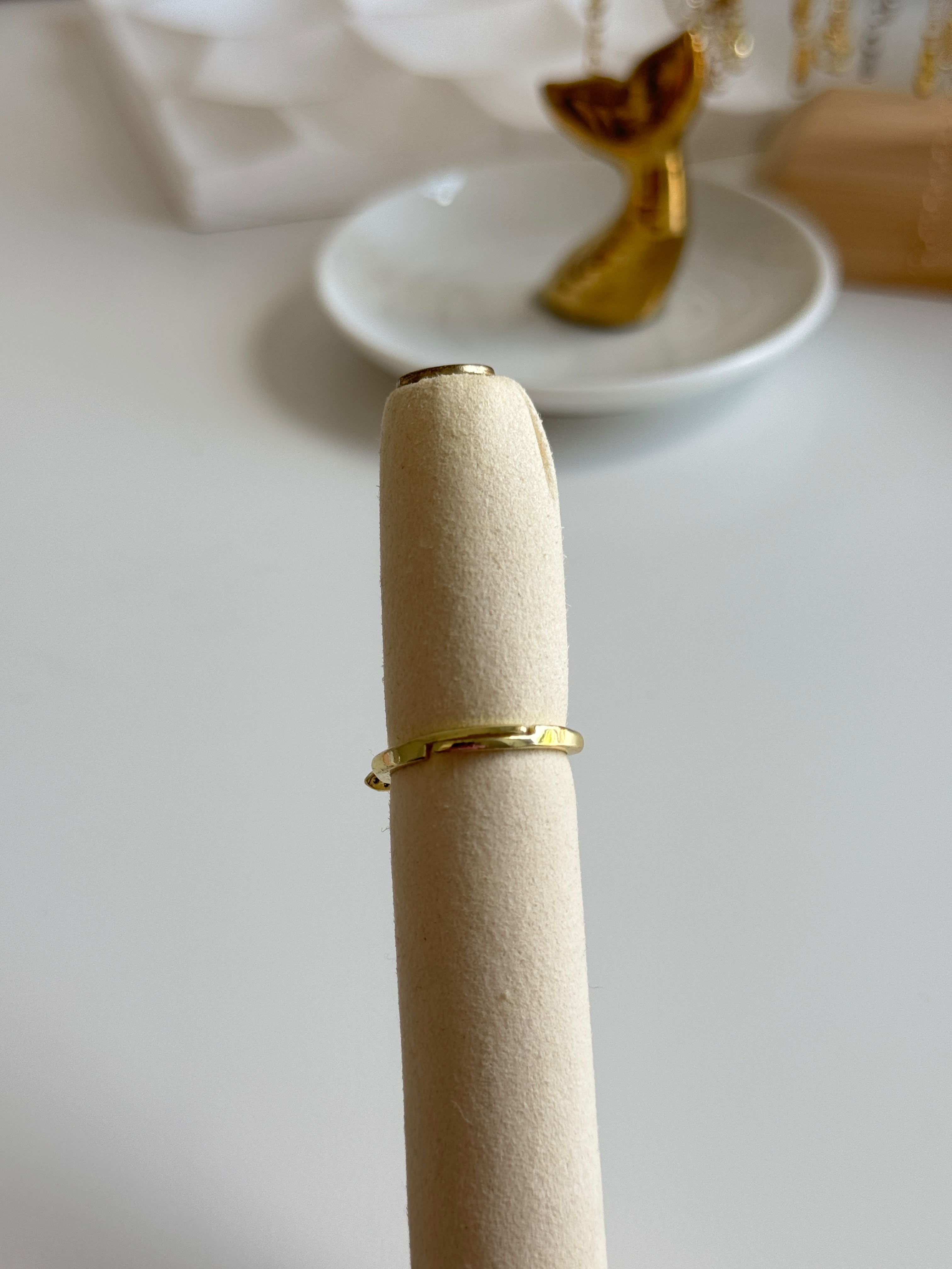Gold Butterfly Adjustable Ring