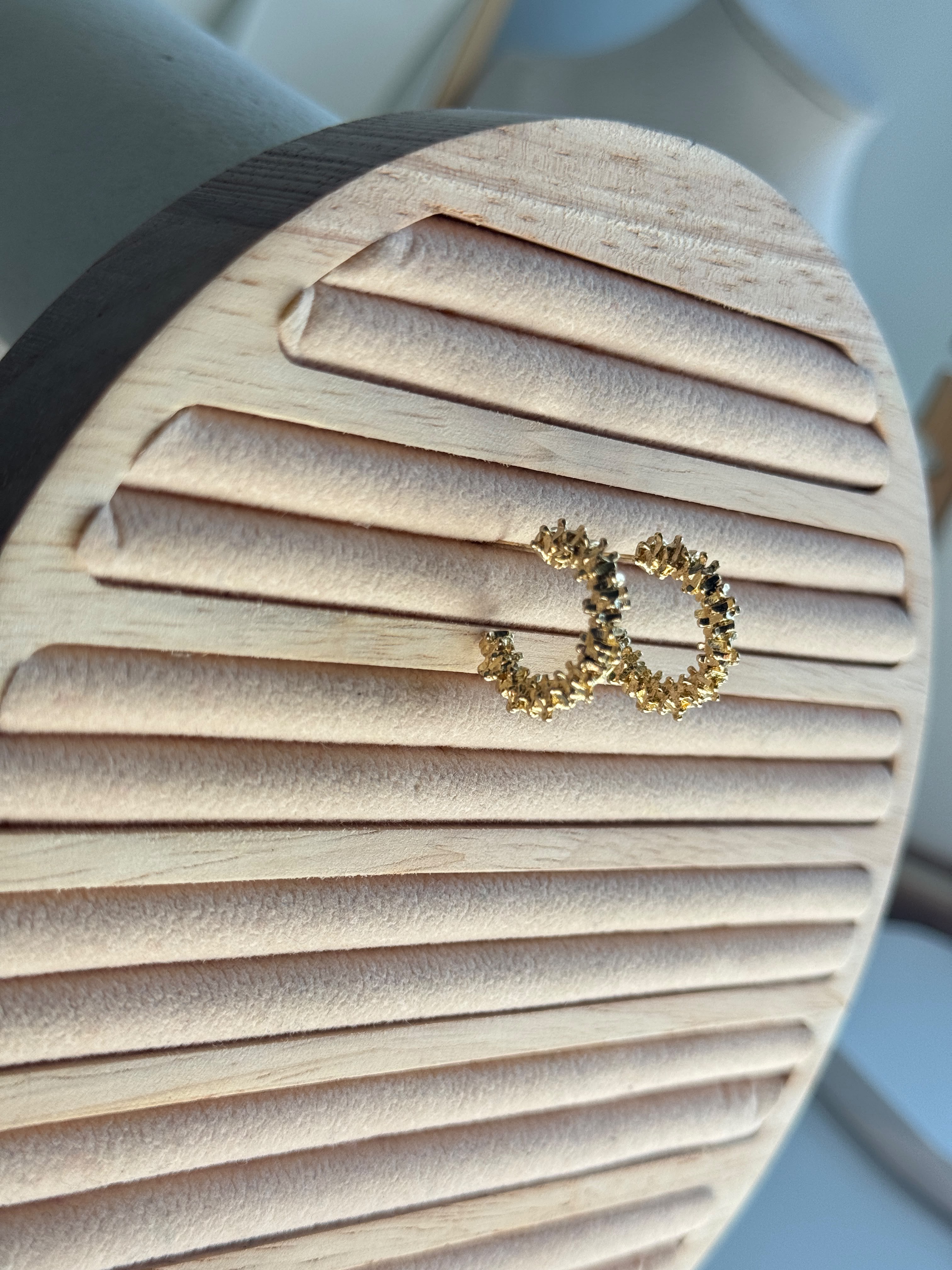 Ava Gold Hoop Earrings