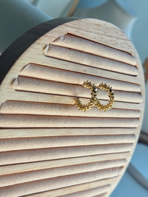 Ava Gold Hoop Earrings