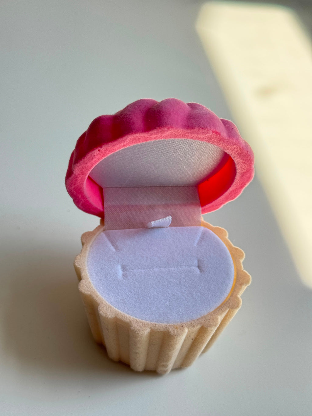 Velvet Cupcake Jewelry Box