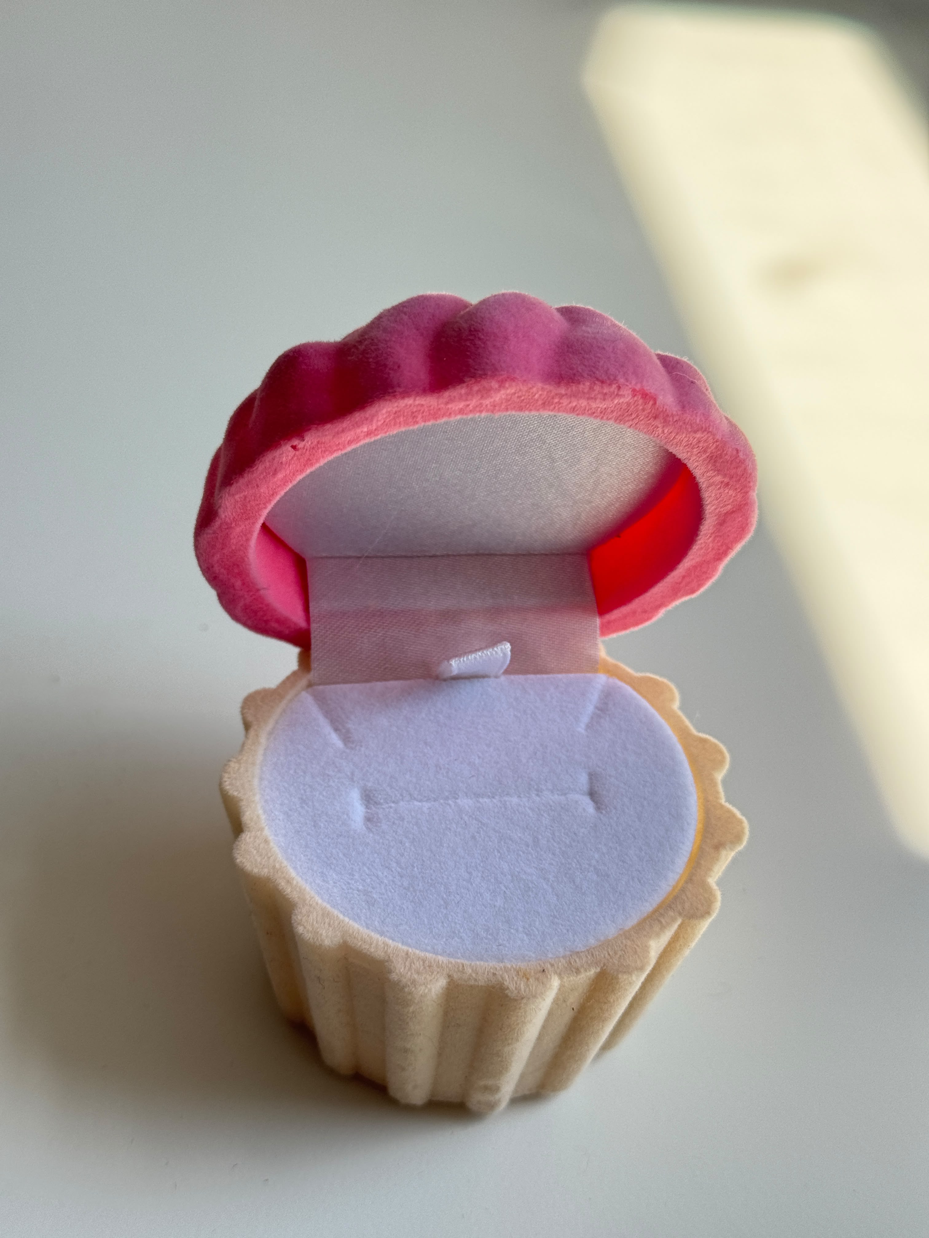 Velvet Cupcake Jewelry Box