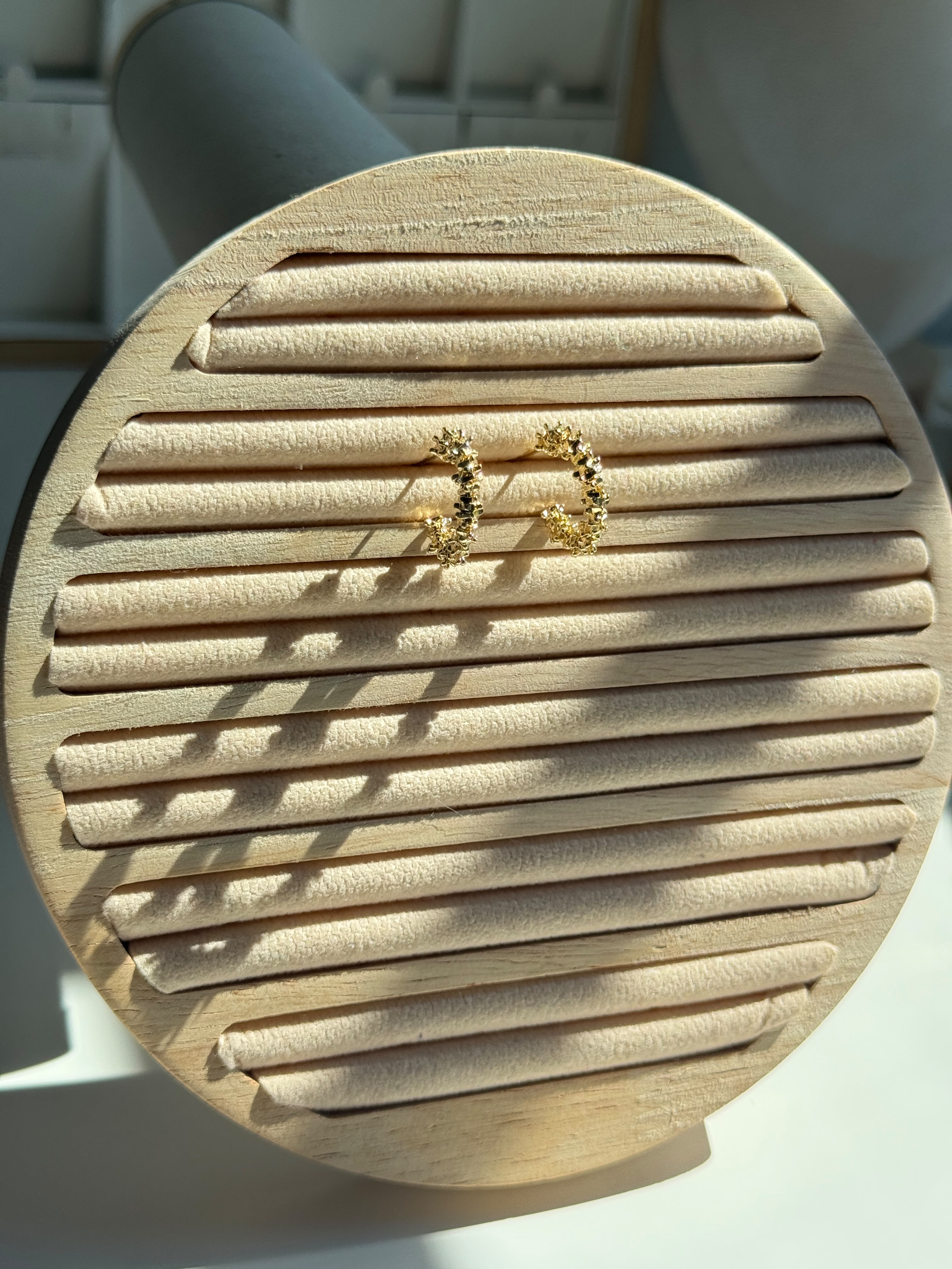 Ava Gold Hoop Earrings