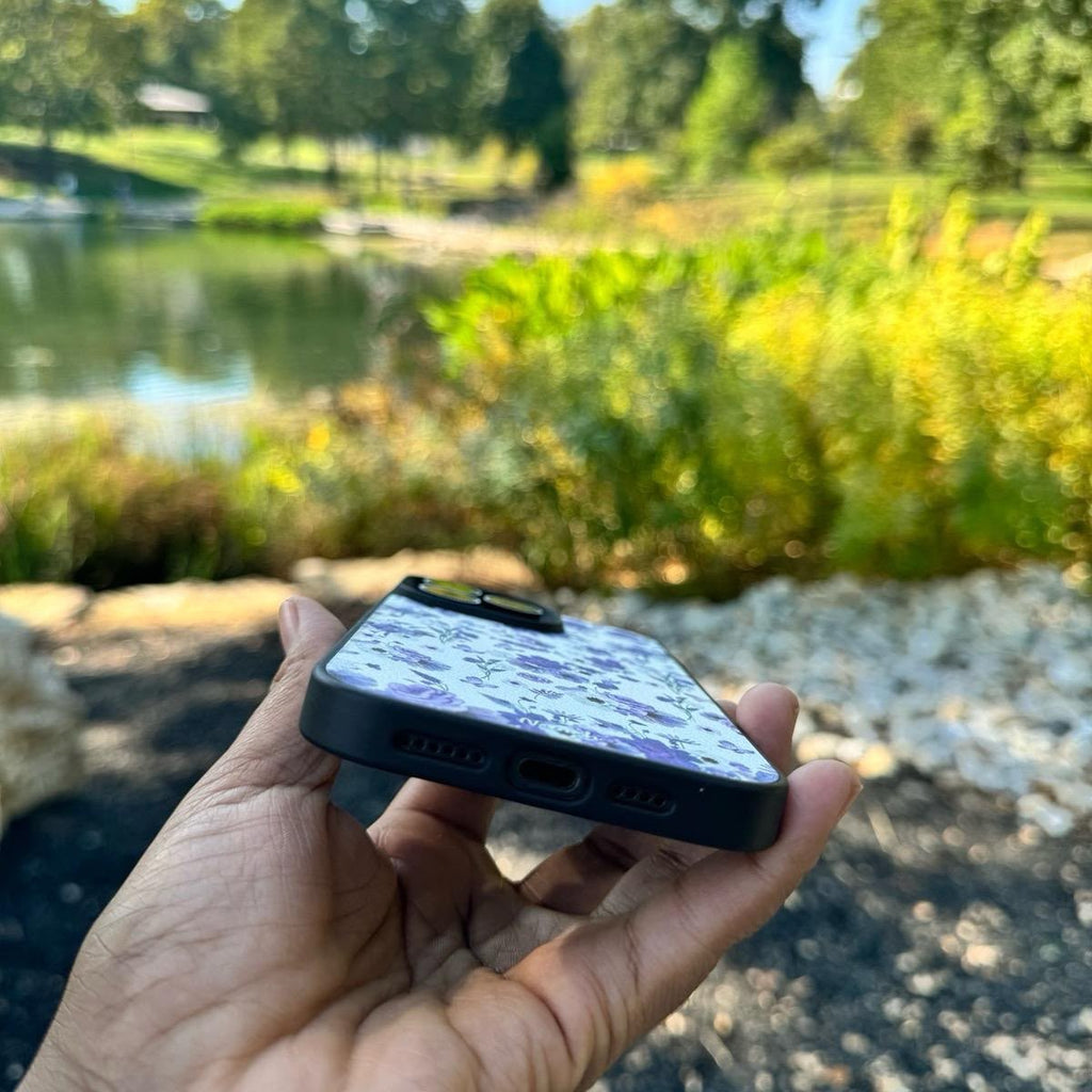 Purple Garden iPhone Case