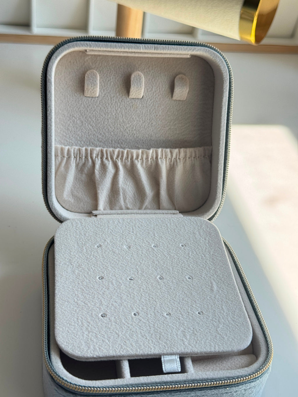 Velvet Bunny Travel Jewelry Box