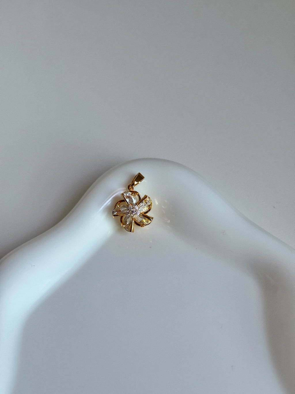 Crystal Bow Pendant