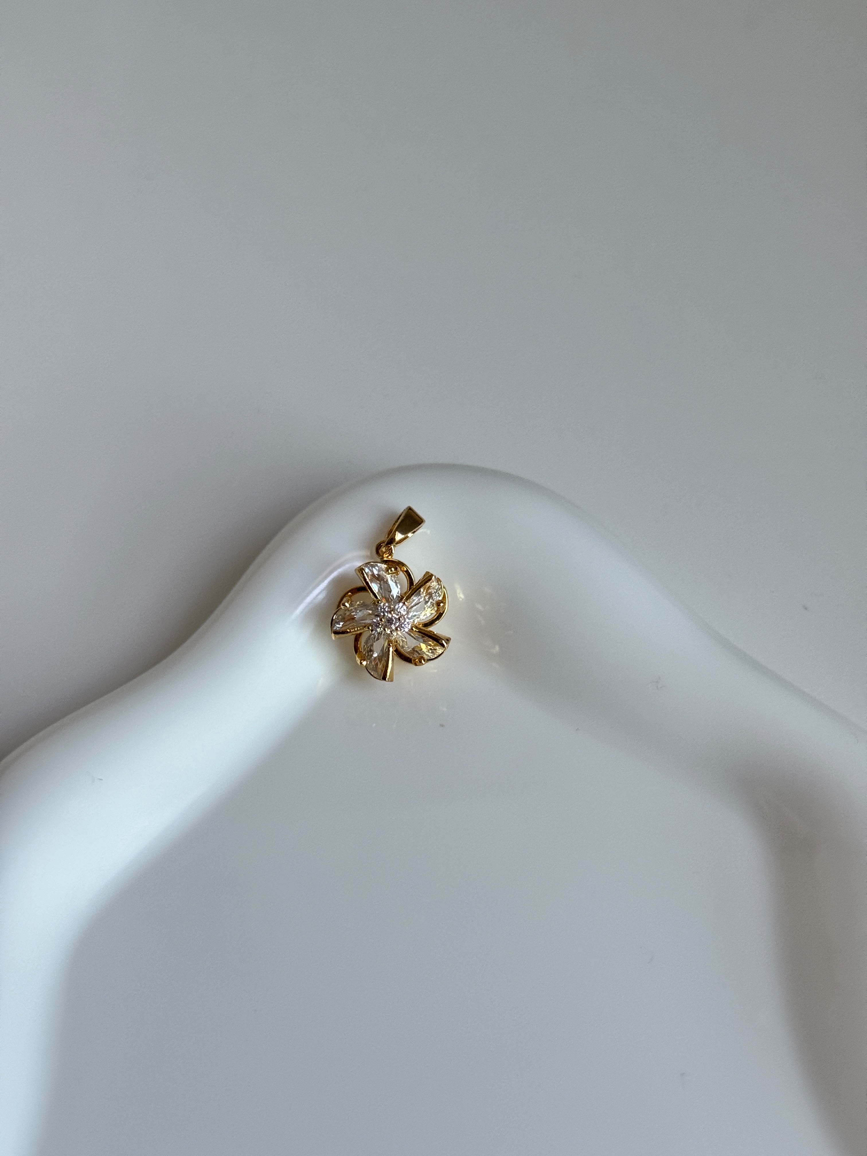 Crystal Bow Pendant