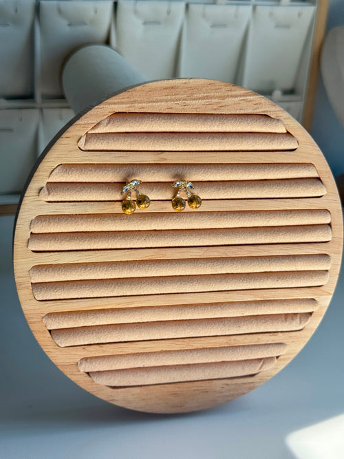 Cherry zircon Earrings