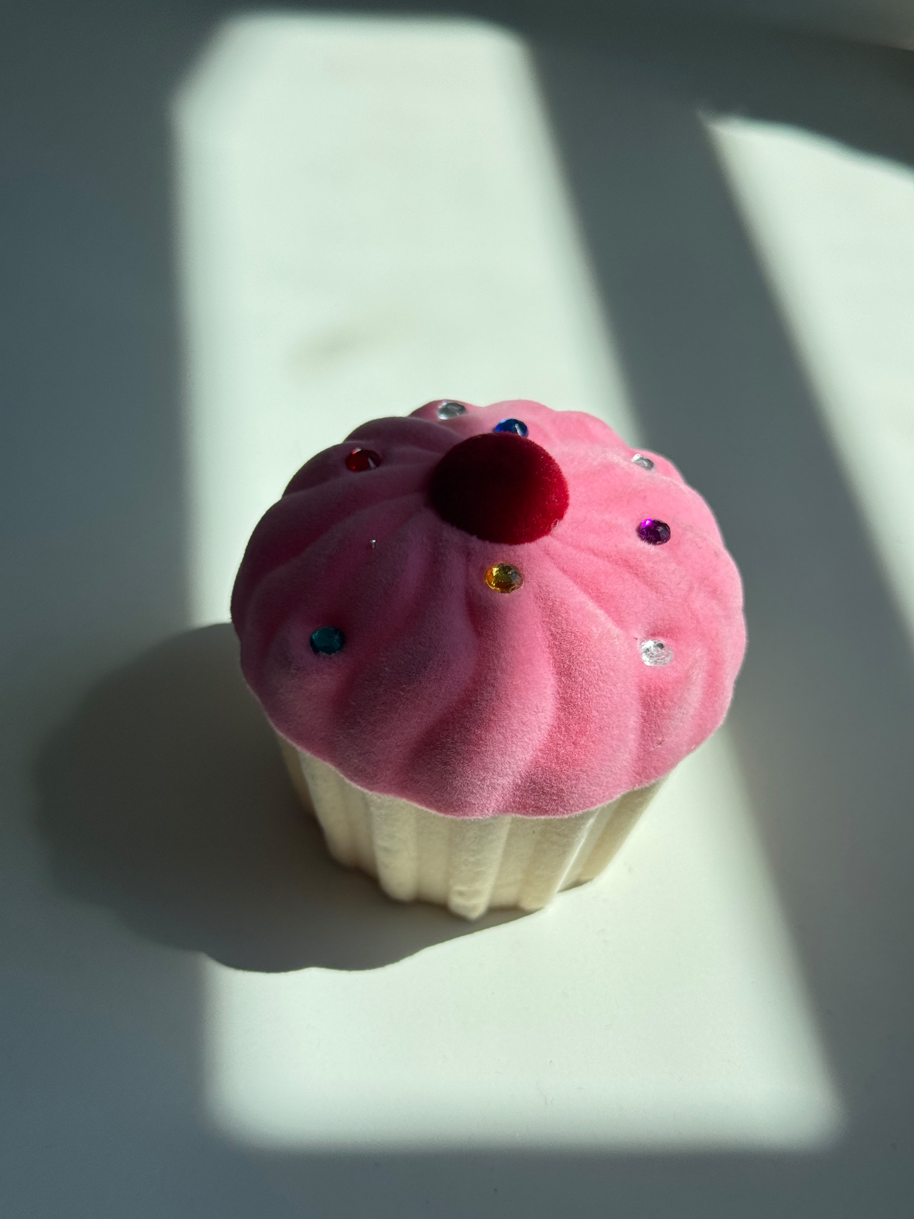 Velvet Cupcake Jewelry Box