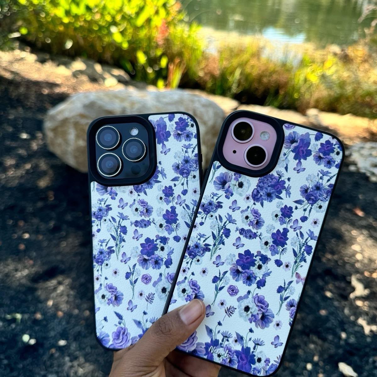 Purple Garden iPhone Case