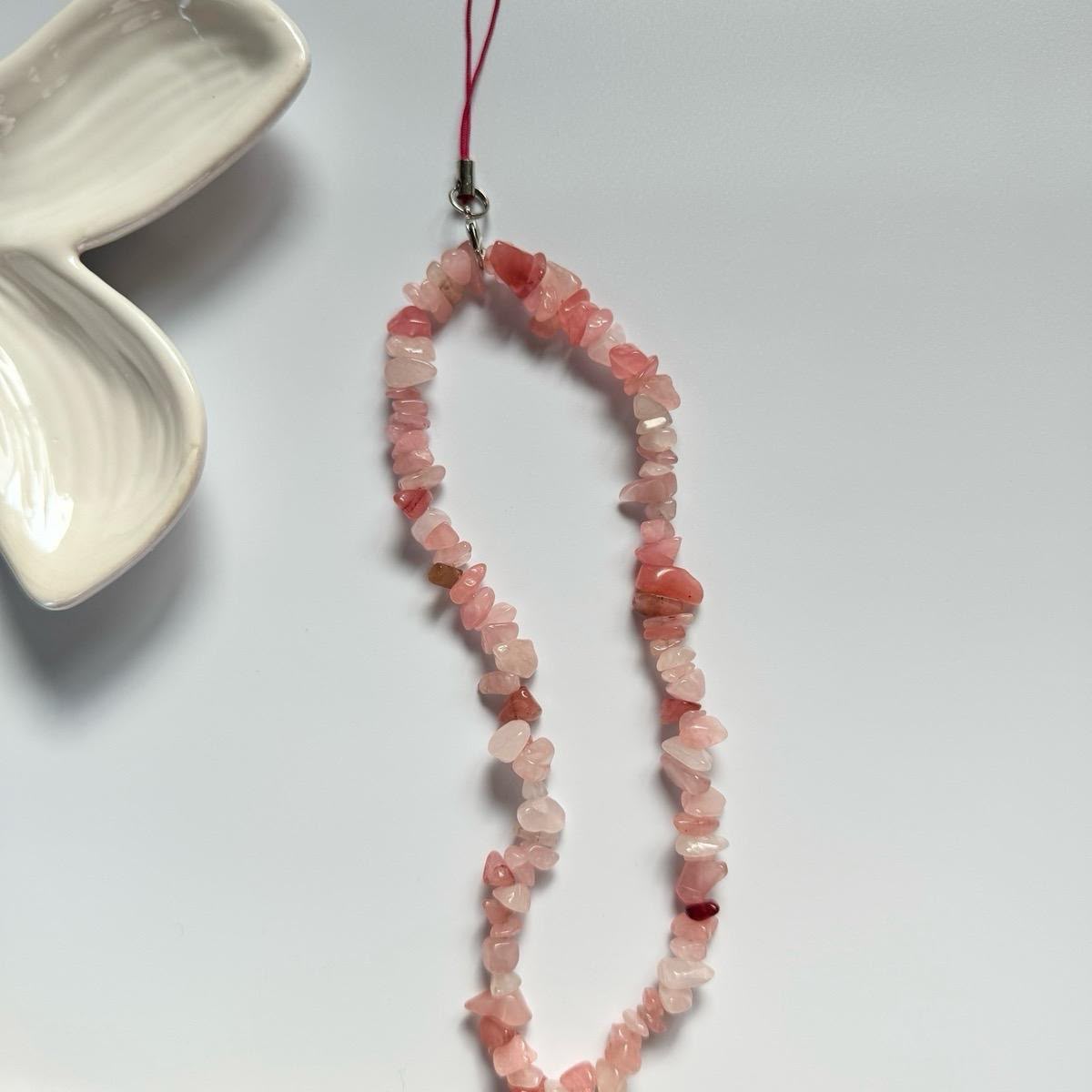 Broken Bead Phone Charm