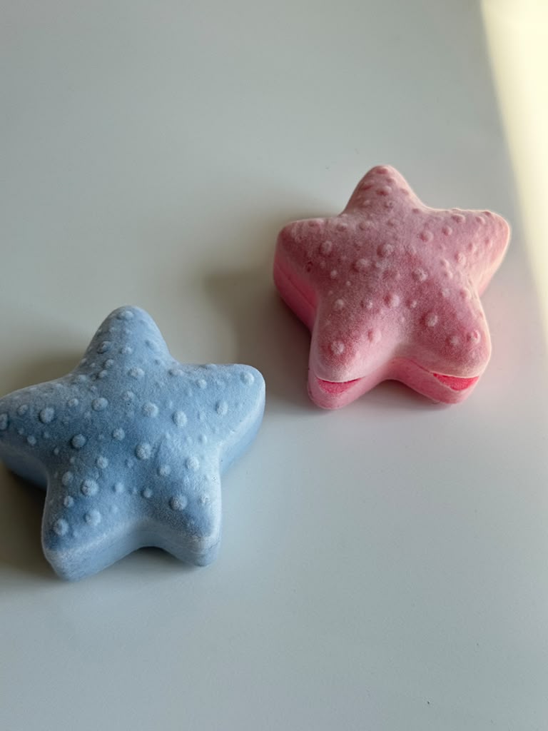 Velvet Starfish Jewelry Box