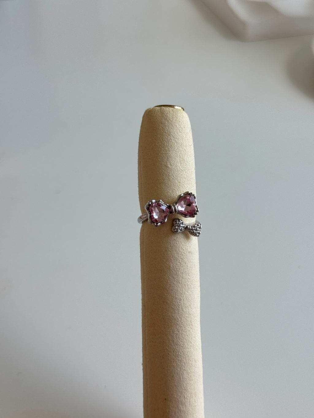 Pink Bow Ring