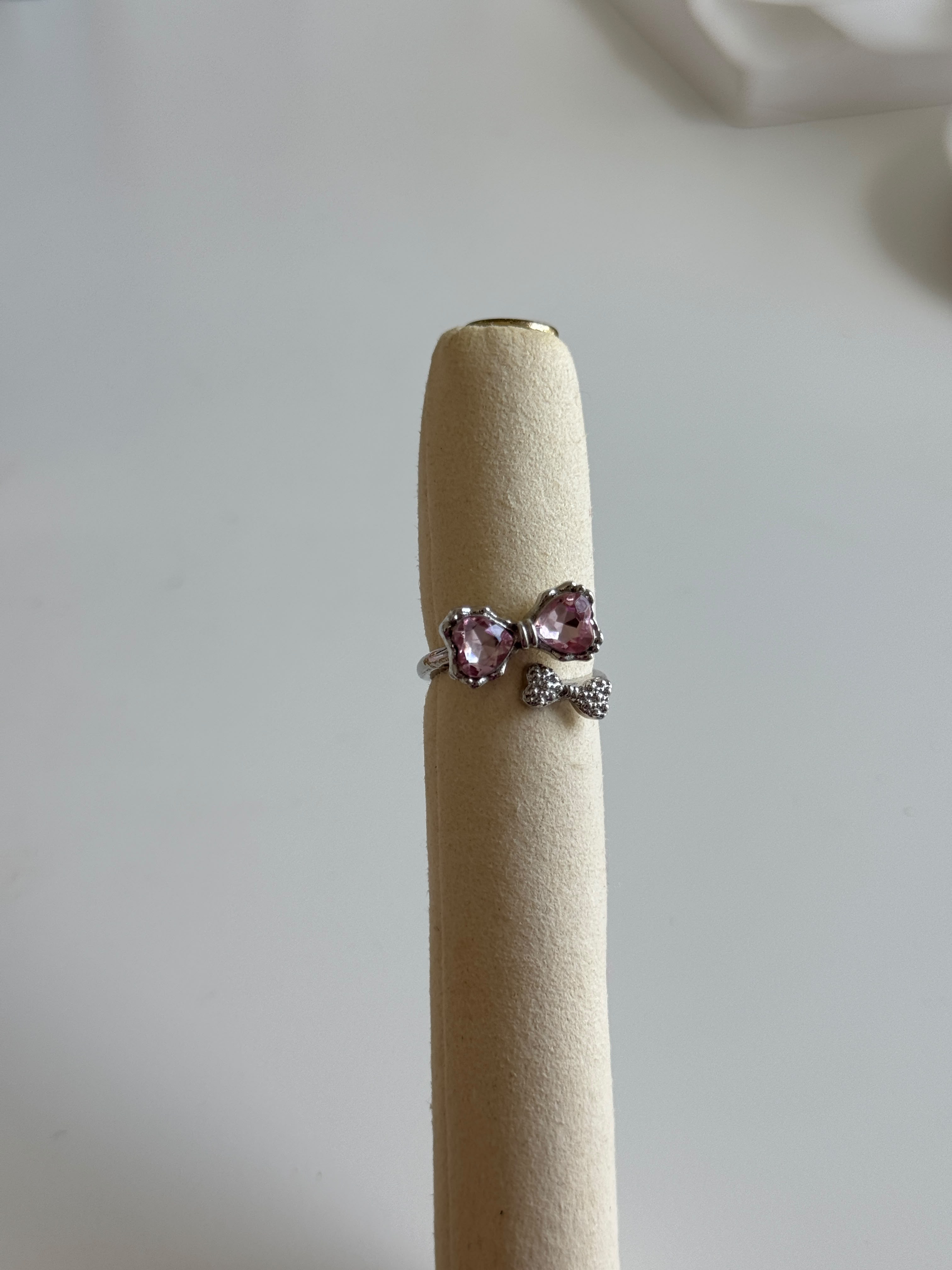 Pink Bow Ring