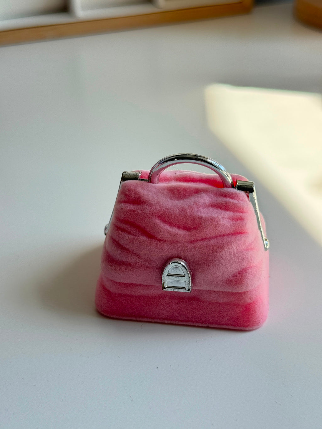 Velvet Handbag Jewelry Box