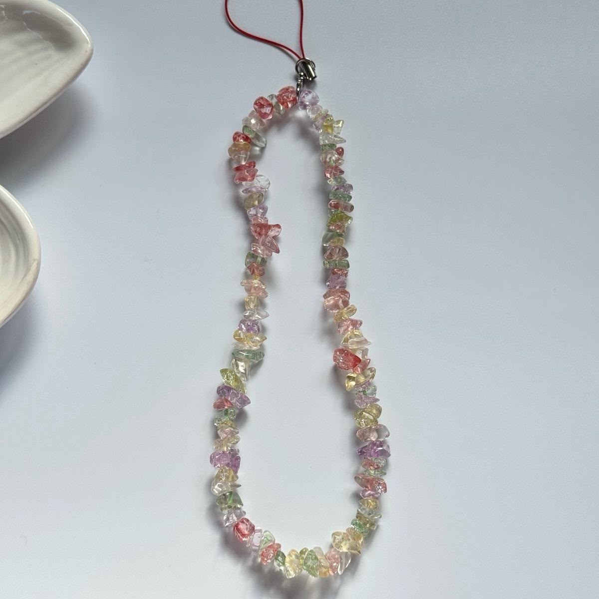 Broken Bead Phone Charm