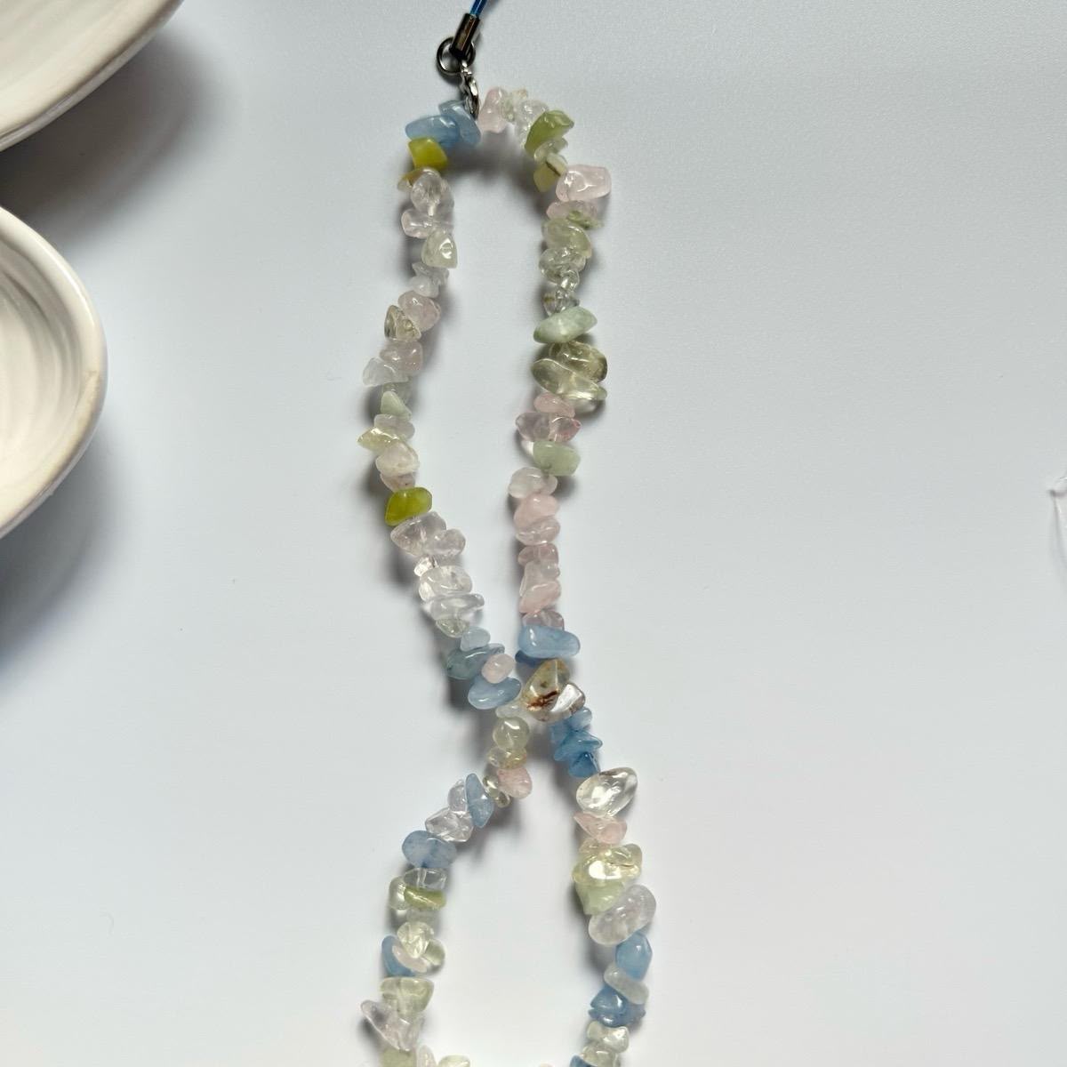 Broken Bead Phone Charm