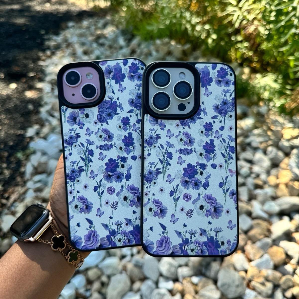 Purple Garden iPhone Case