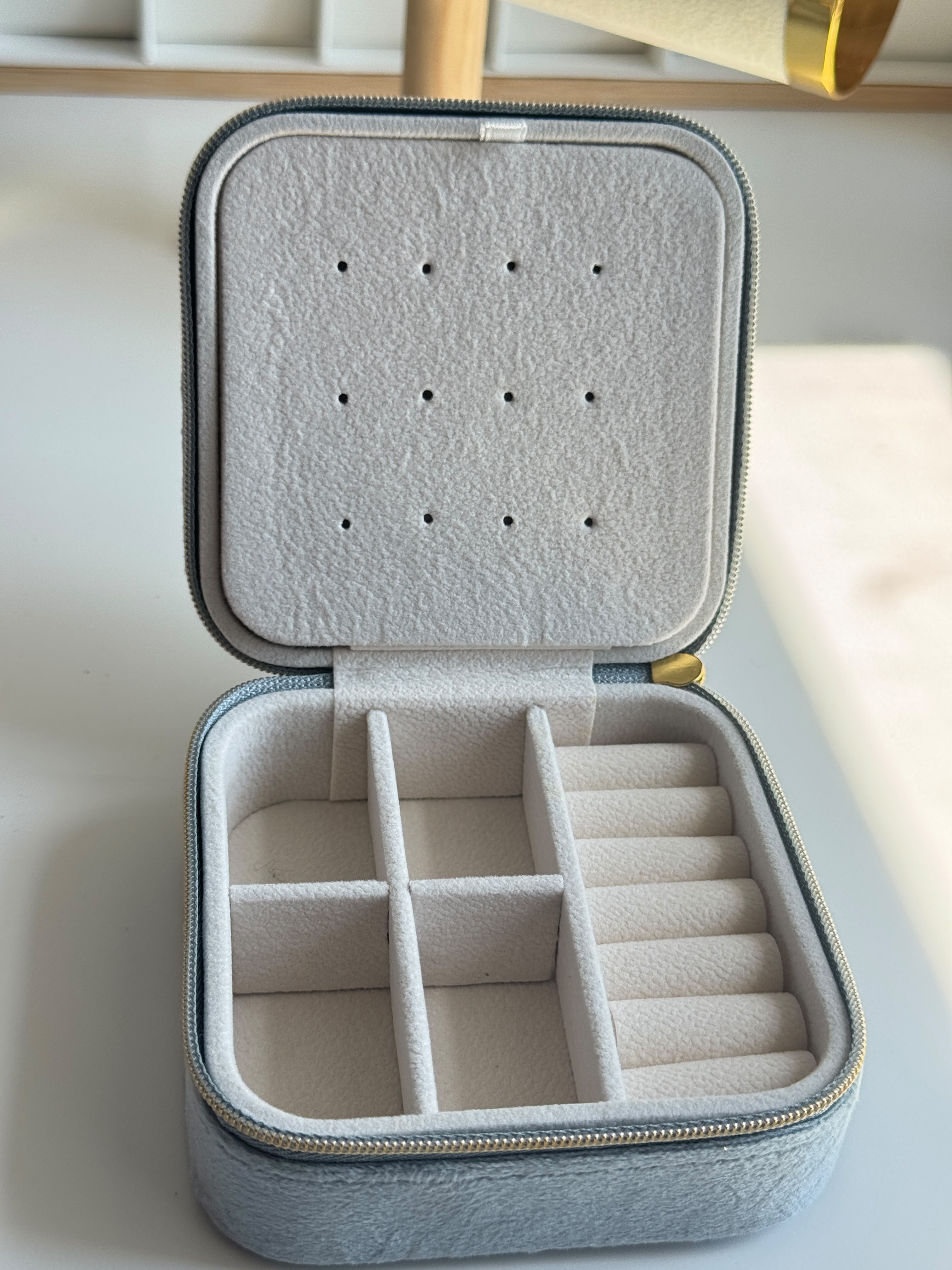 Velvet Bunny Travel Jewelry Box