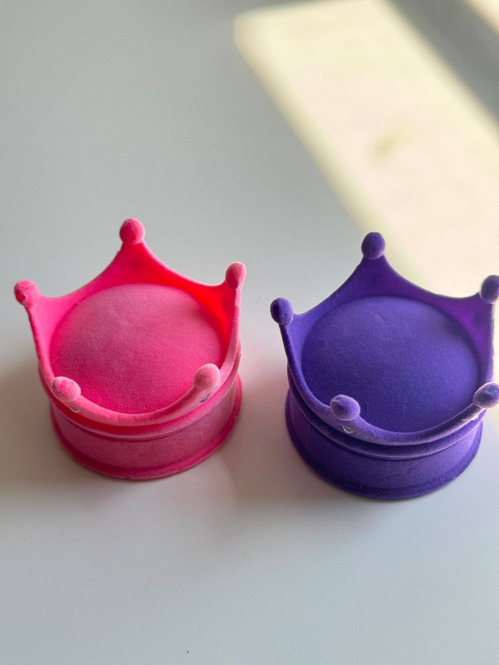 Princess Crown Velvet Jewelry Box