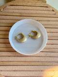 Gold glaze Dainty Hoop stanless steel Earrings