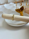 Gold Butterfly Adjustable Ring
