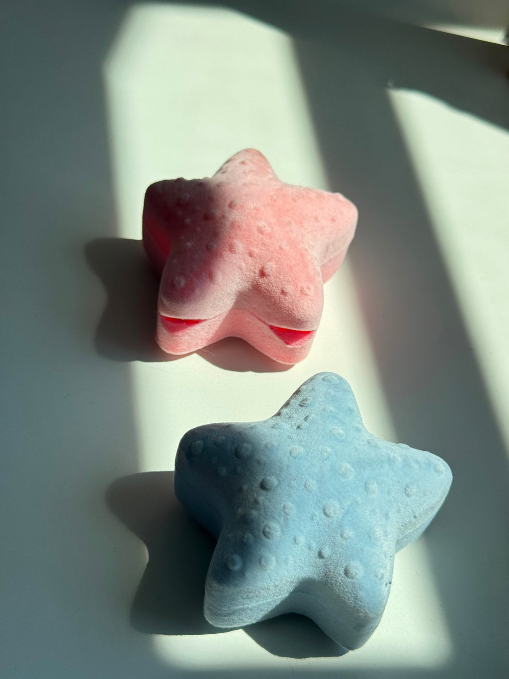 Velvet Starfish Jewelry Box