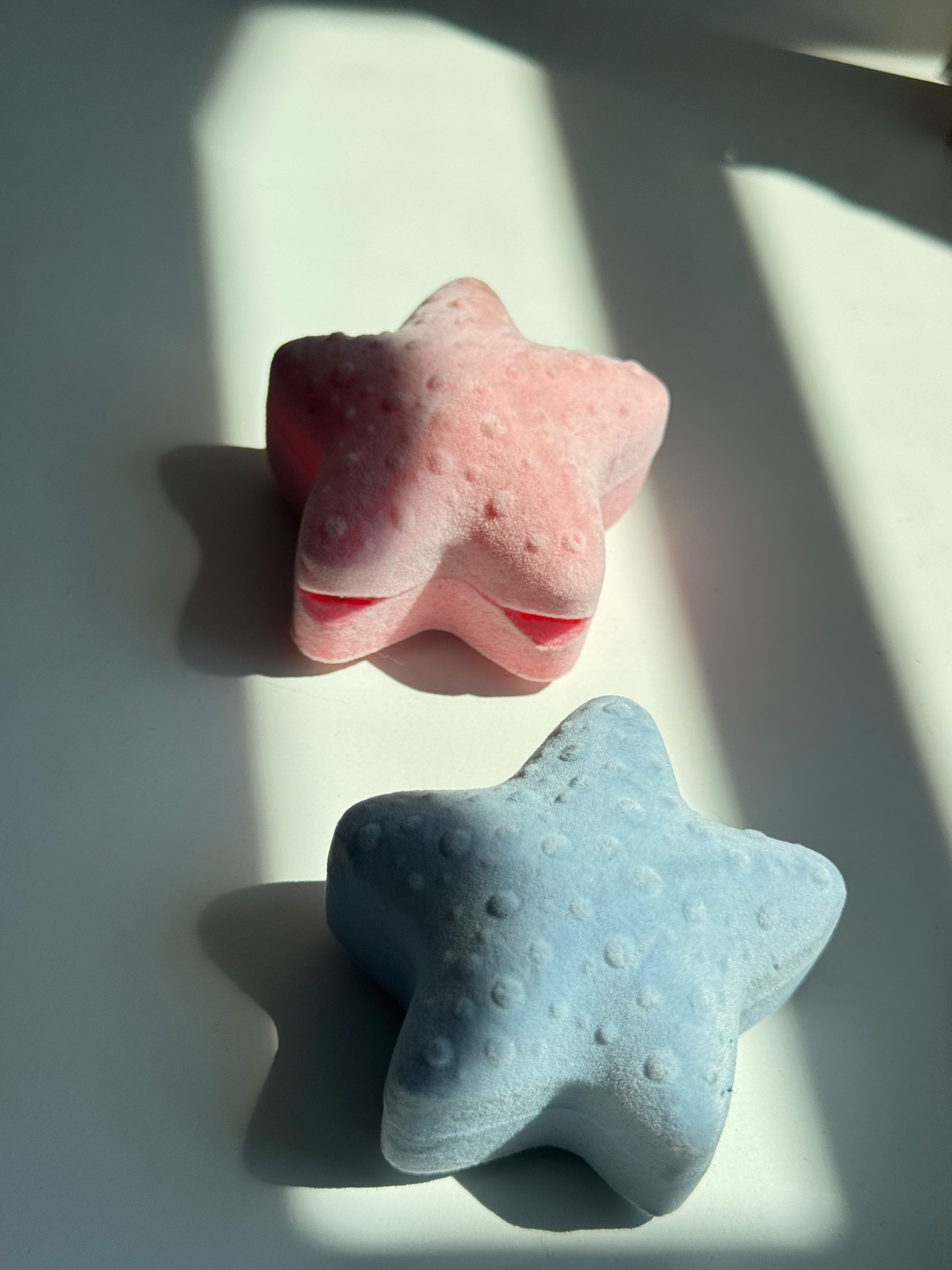 Velvet Starfish Jewelry Box