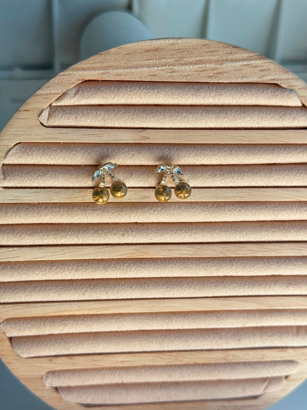 Cherry zircon Earrings